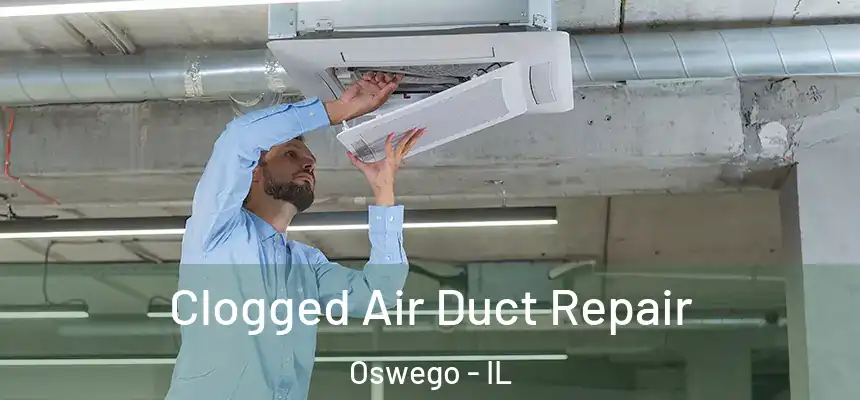  Clogged Air Duct Repair Oswego - IL